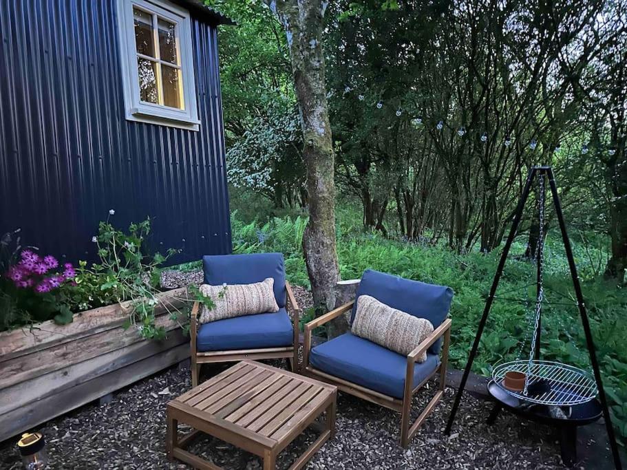 Cornwall Woodland Shepherd'S Hut - Dennis Hut Bodmin Kültér fotó